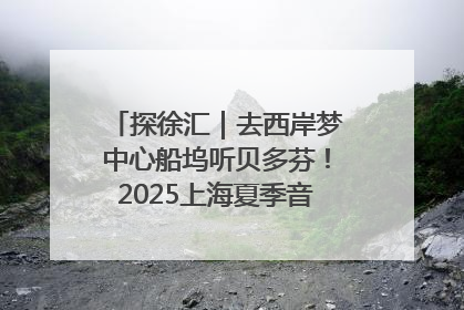 探徐汇｜去西岸梦中心船坞听贝多芬！2025上海夏季音乐节公布节目阵容